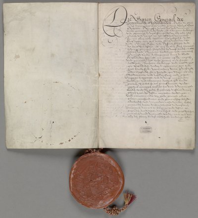 Charter granted by the States-General concerning the exclusive trade east of the Cape of Good Hope and west of the Strait of Magellan for a duration of 21 years 1602 by Verenigde Oostindische Compagnie
